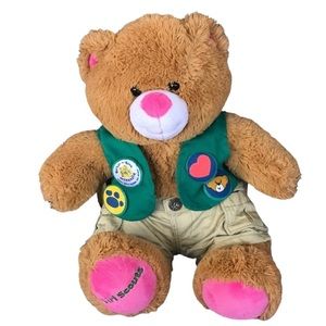 Build A Bear Girl Scout Cookies Plush Bear Stuffed Animal